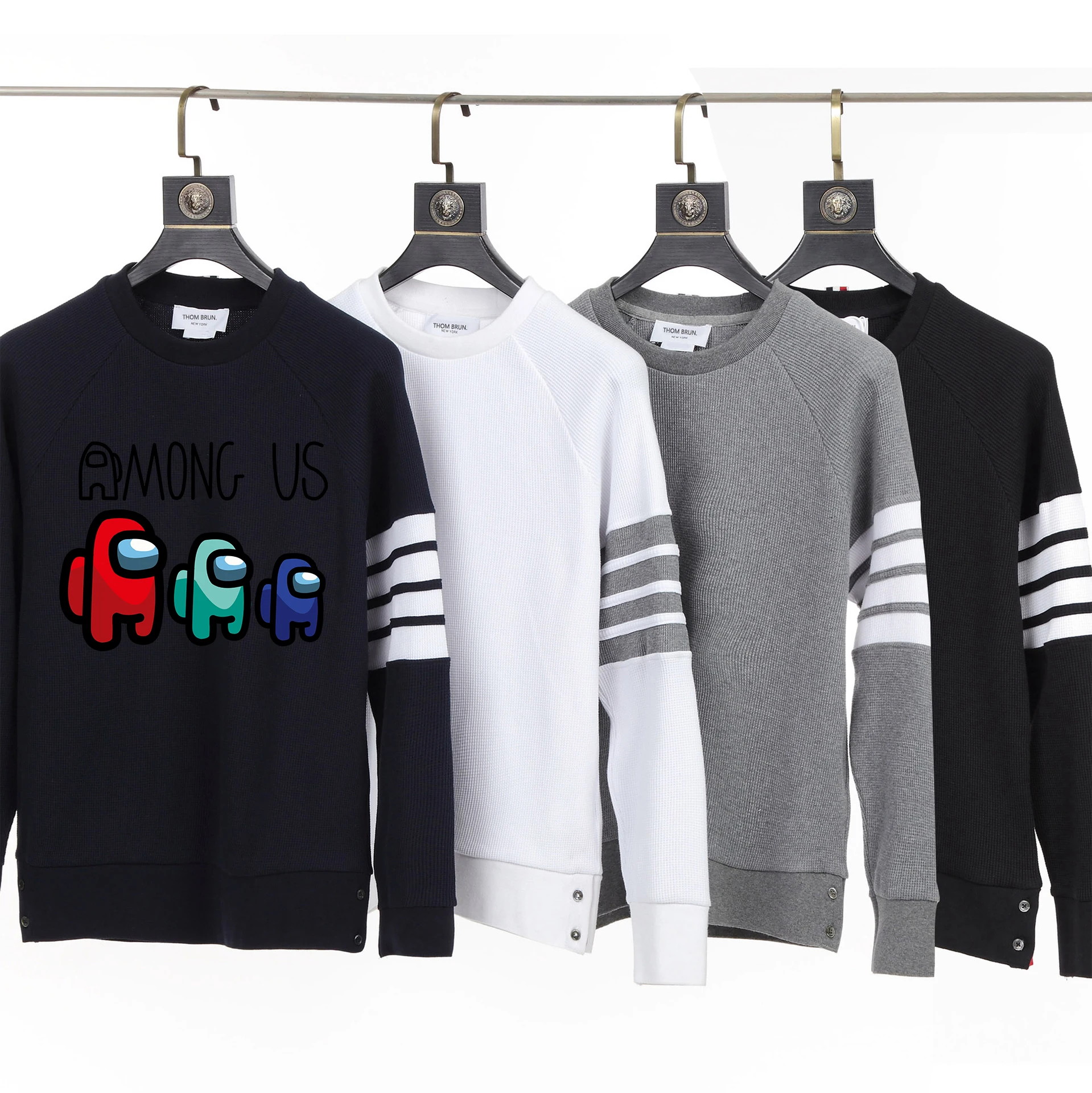 

Men's Round Neck thin Sweater Spring 2021 New Base