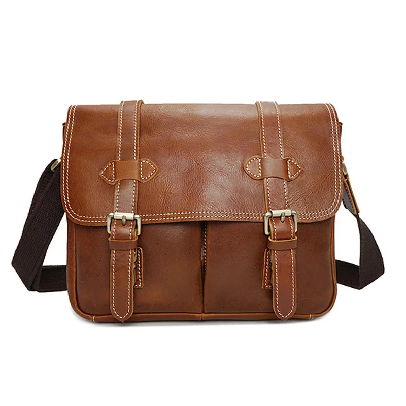 

Hand Work Business Office Male Messenger Bag Men Briefcase For Document Handbag in orange color for male's in genuine leather