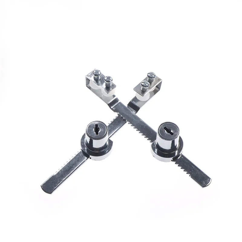 

Durable Practical Cabinet Glass Door Lock+Keys For Reptile Showcase Display Case