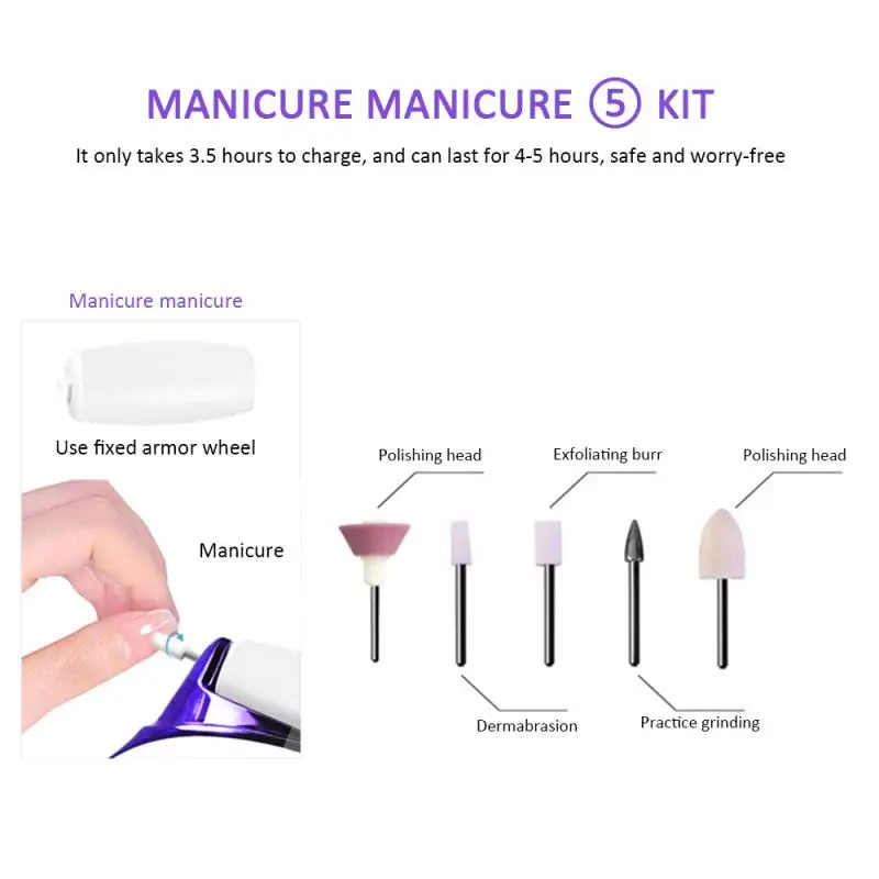 Электрическая пилка для удаления мозолей гладкой пяточной кожи 2 в 1 инструмент