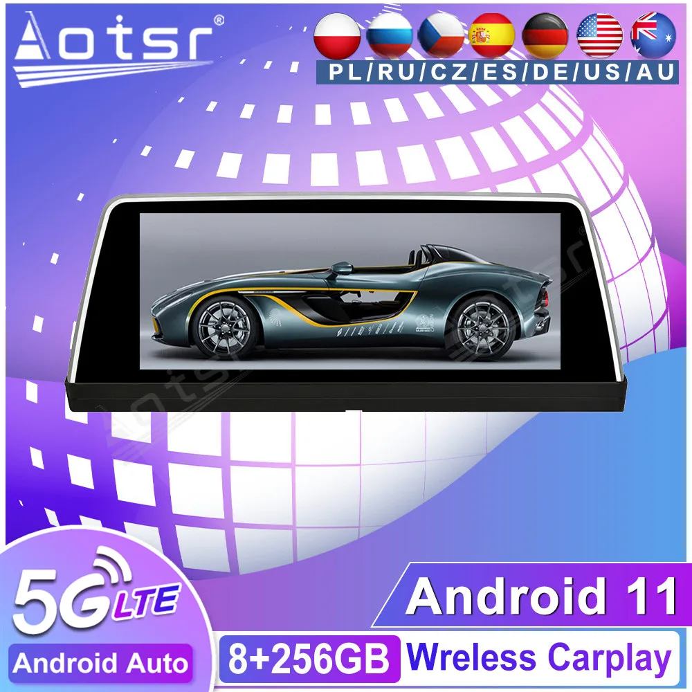 8+256G Android 11 Car Multimedia Player GPS Navi Auto Audio Radio Tape Recorder For BMW 7 Series E65 E66 2005-2009 Head Unit Din
