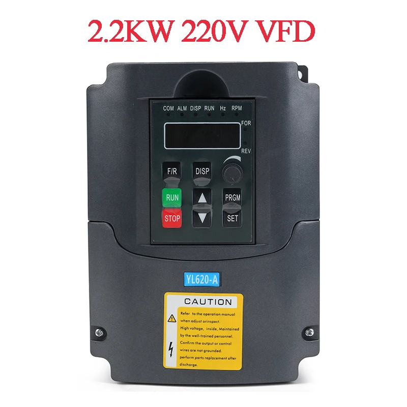 220 кВт 220 В VFD инвертор 3 кВт 4 кВт преобразователь частоты 1P вход 3P выход в для ЧПУ мотор шпинделя - Цвет: 2.2KW  220V VFD