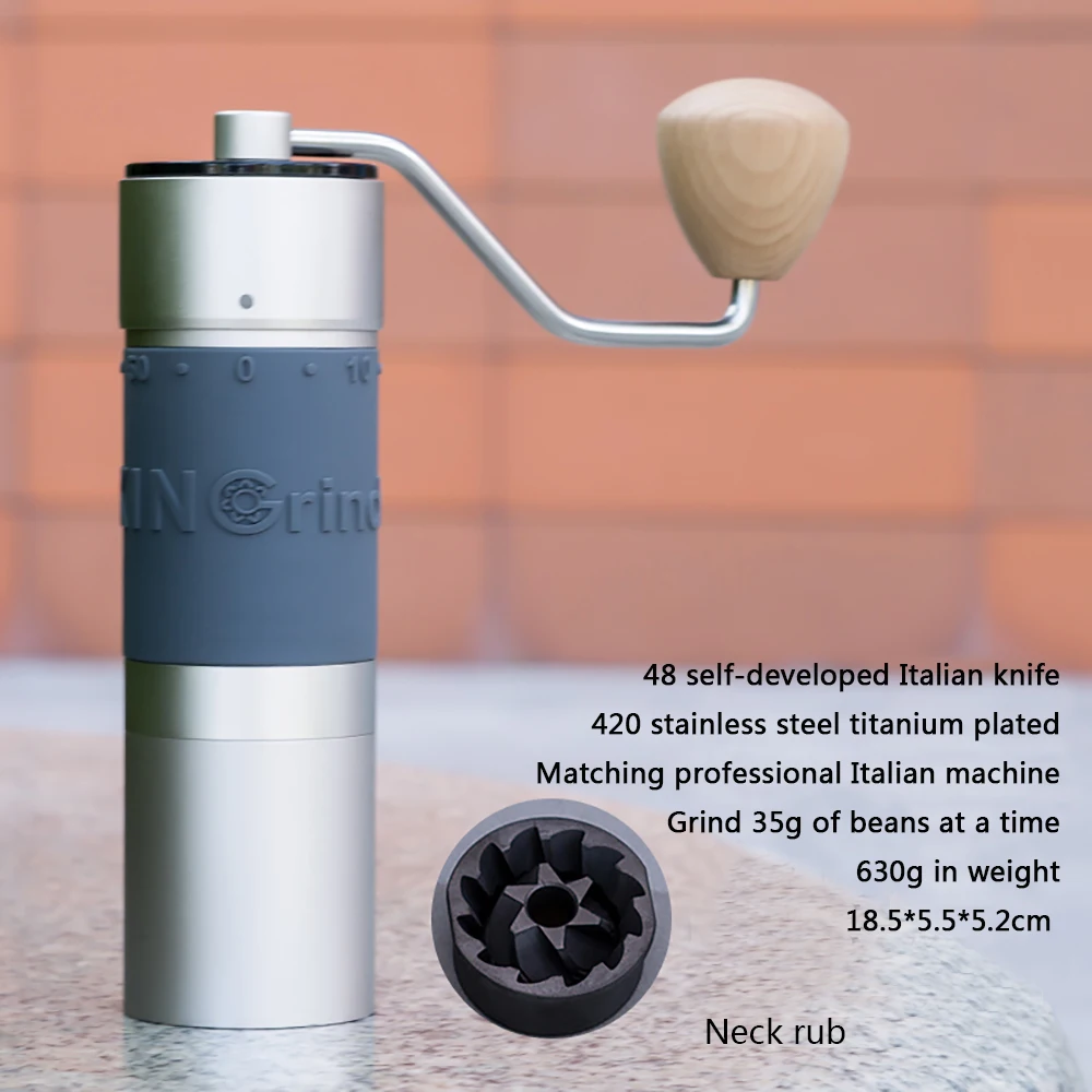 Ручная кофемолка для эспрессо Портативная Алюминиевая кофе высокотехнологичная