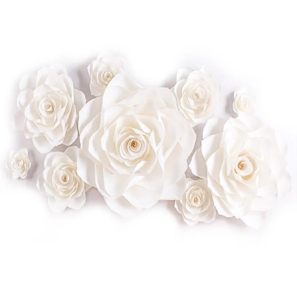 Крупная имитация картона гигантская бумага роза цветы витрина свадебные фоны