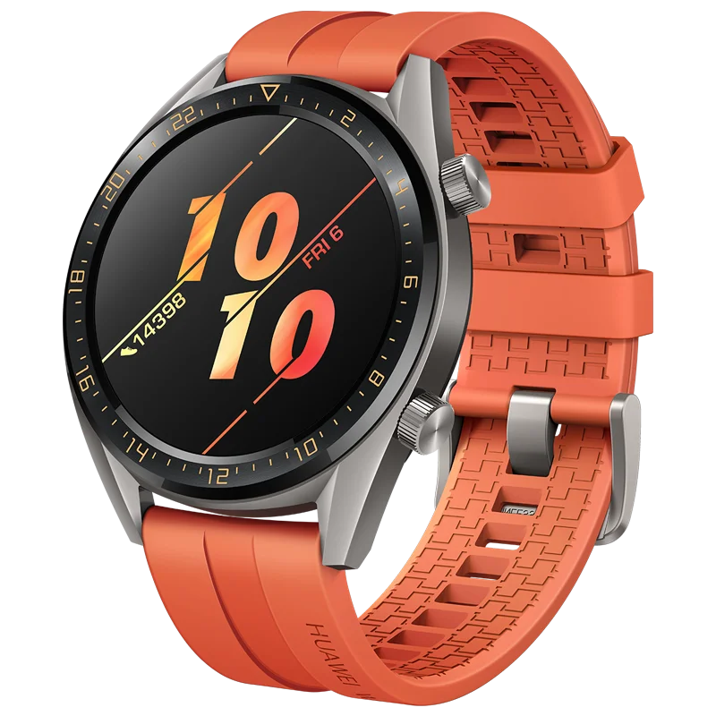 HUAWEI WATCH GT Смарт спортивные часы 1,39 дюймов AMOLED цветной экран Heartrate отчет gps плавание Бег Велоспорт сна монитор Часы