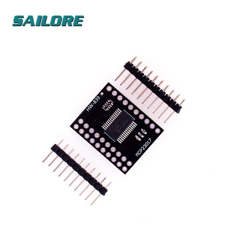 

MCP23017 модуль последовательного интерфейса IIC I2C SPI MCP23S17 двунаправленные 16-битные контакты расширения ввода/вывода 10 МГц для Arduino MCP23017-E/SS