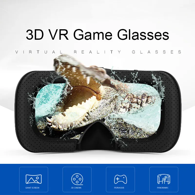 Портативный Регулируемый VR Shinecon SC-G04A шлем 3D очки виртуальной реальности очки Многофункциональный мобильный телефон VR гарнитура Glasse