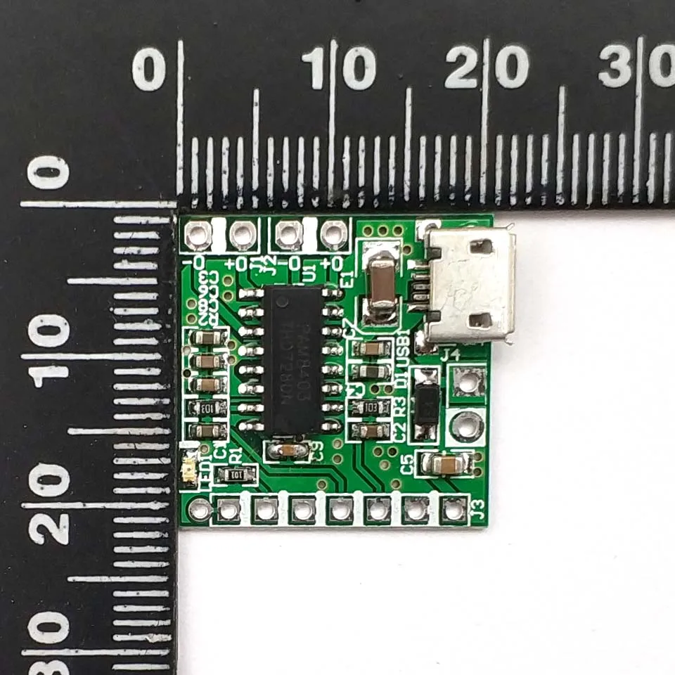 Миниатюрная Плата USB усилителя мощности PAM8403 постоянный ток 5 В класс D 2x3 Вт плата