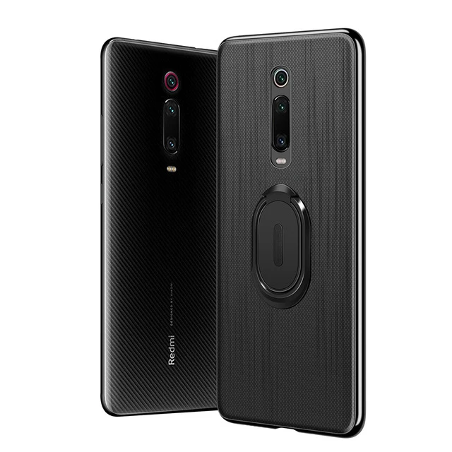 Dark Gray Для Xiaomi mi 9T чехол для Red mi K20 PU кожаный магнитный демонстрационный держатель для колец чехол для телефона для Xiaomi mi 9T красный mi K20 Pro Чехол Coque - Цвет: Dark Gray