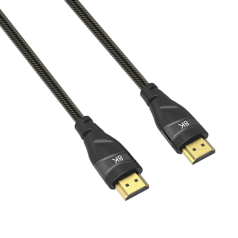 HDMI кабель 8K HDMI2.1 кабель 8K 60 Гц, HDMI кабель 4K 120 Гц, 48 Гбит/с, HDCP 2,2, 4:4:4 HDR, eARC совместим с ПК HDTV проектор