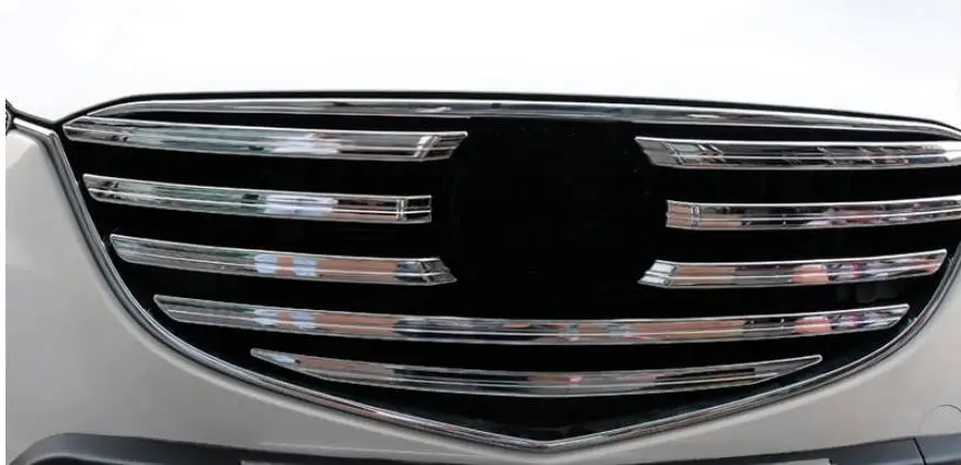 Передние решетки для автомобиля Mazda CX 5 2015 хромированные пластиковые гоночные CX5 9