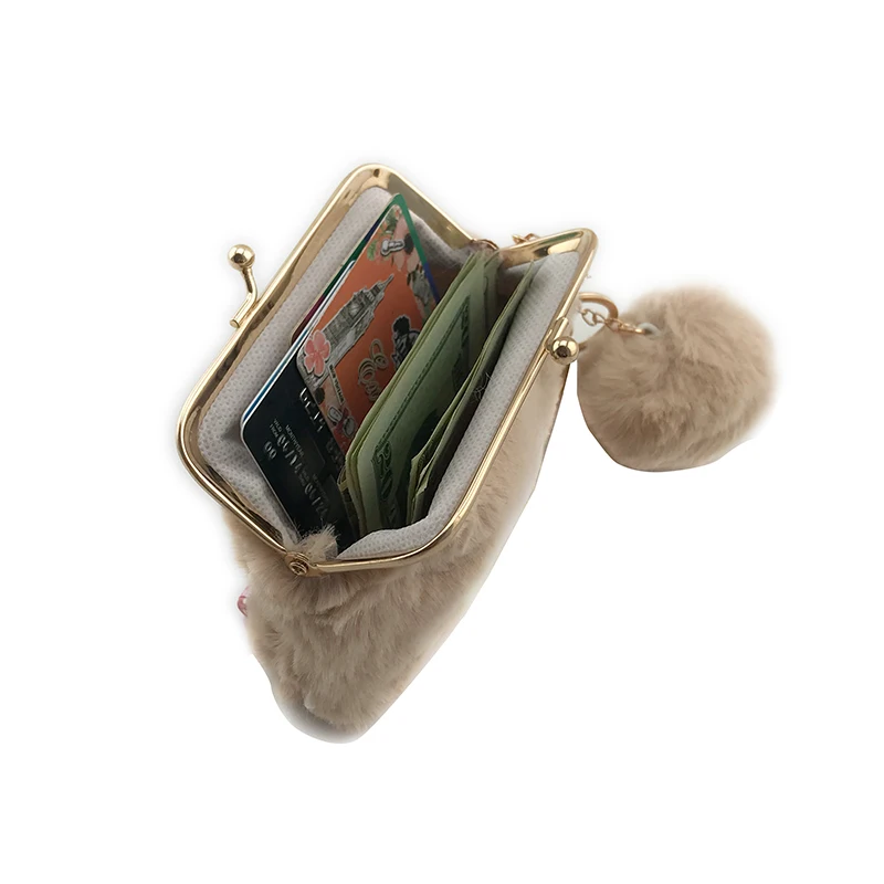 Кошелек для мелочи NICOLE &amp CO осенне-зимний мини-кошелек девочек с металлической