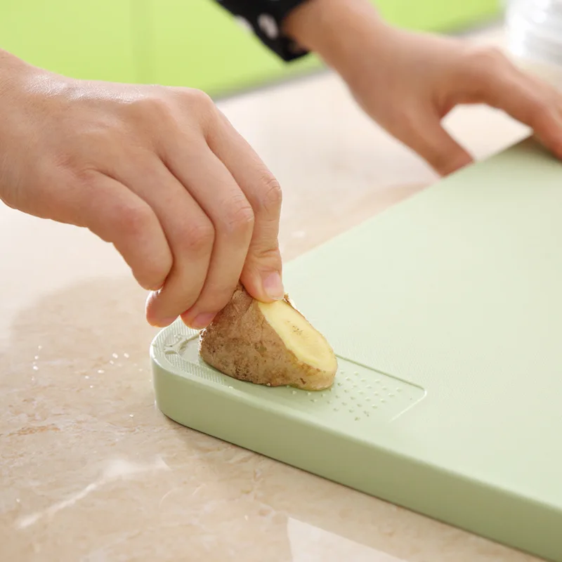 Двусторонняя разделочная доска в японском стиле утолщенная пластиковая