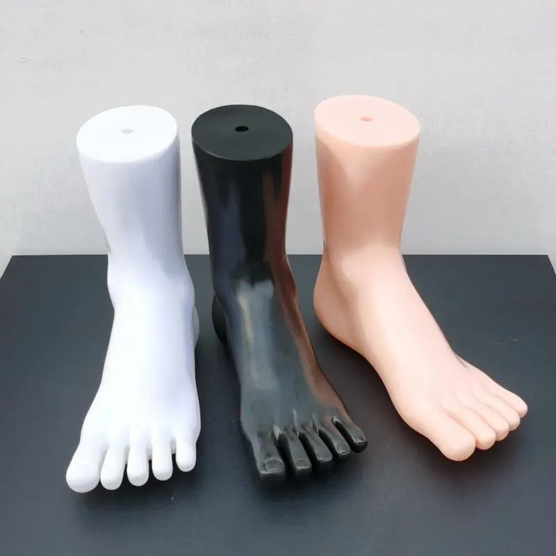 

Adult Foot Display Props Flat Feet Socks Toe Separation Five-toed Socks Mannequin Feet Home DIY Supplies Accessories