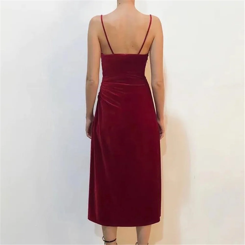 Винтажное вечернее платье миди в стиле бохо элегантные летние вечерние модное с