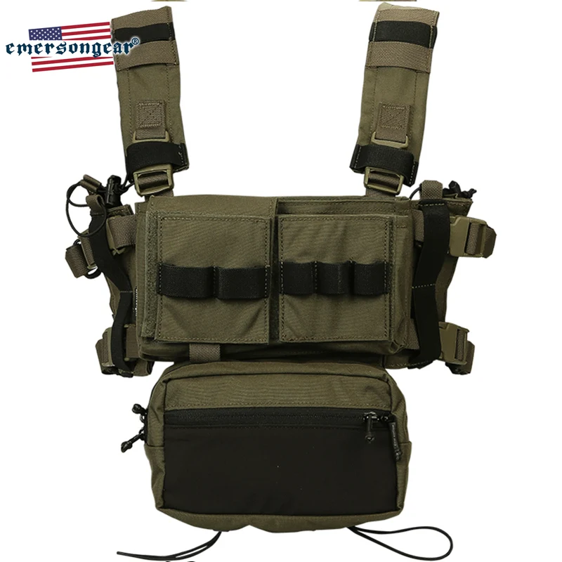 Emersongear Tactical MK3 Chest Rig For Plate Carrier Vest Micro Fight Hunting Airsoft Militar Army Mag Pouch Multicam Armor Gear | Спорт и