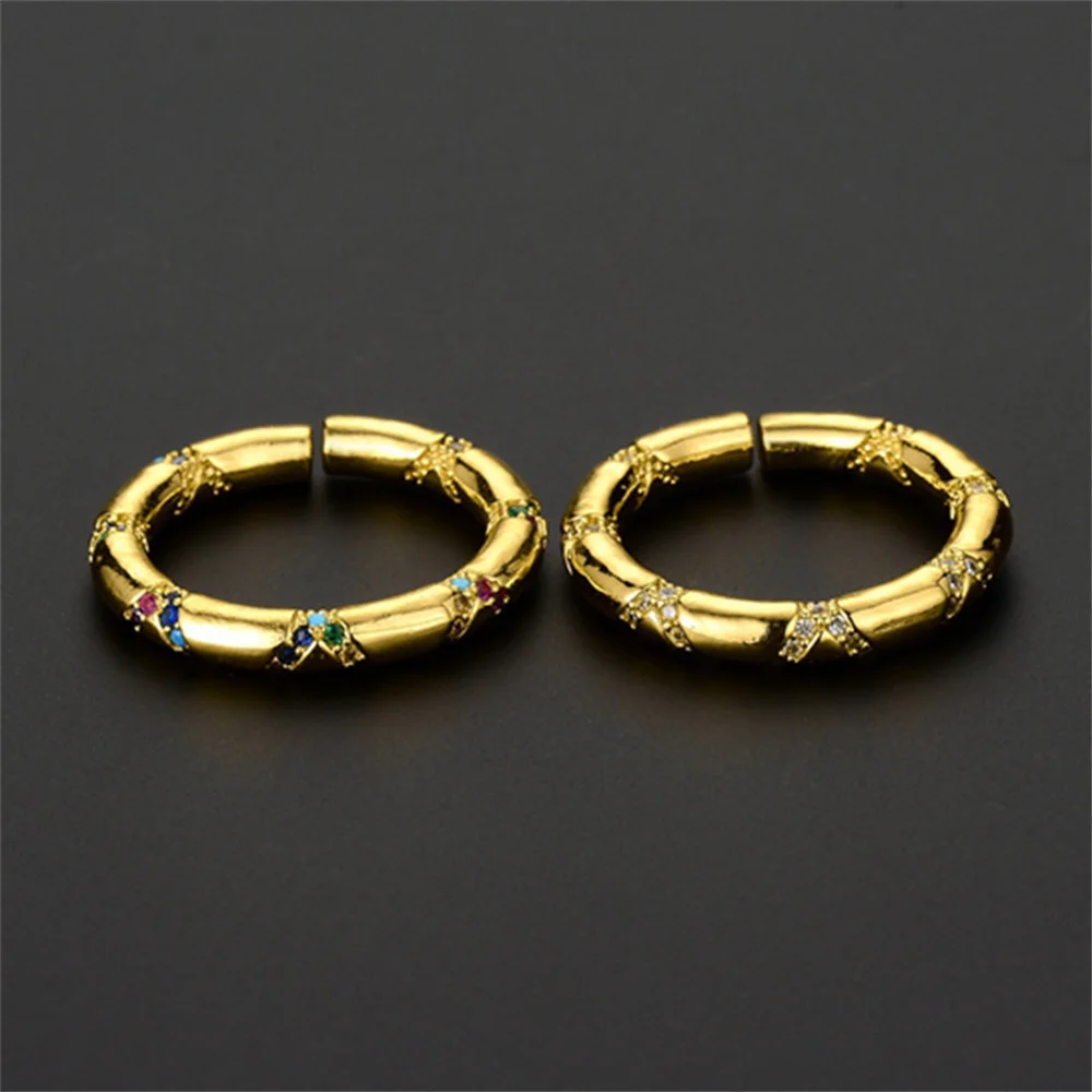 Модное ювелирное изделие обручальные кольца для женщин золотого цвета с