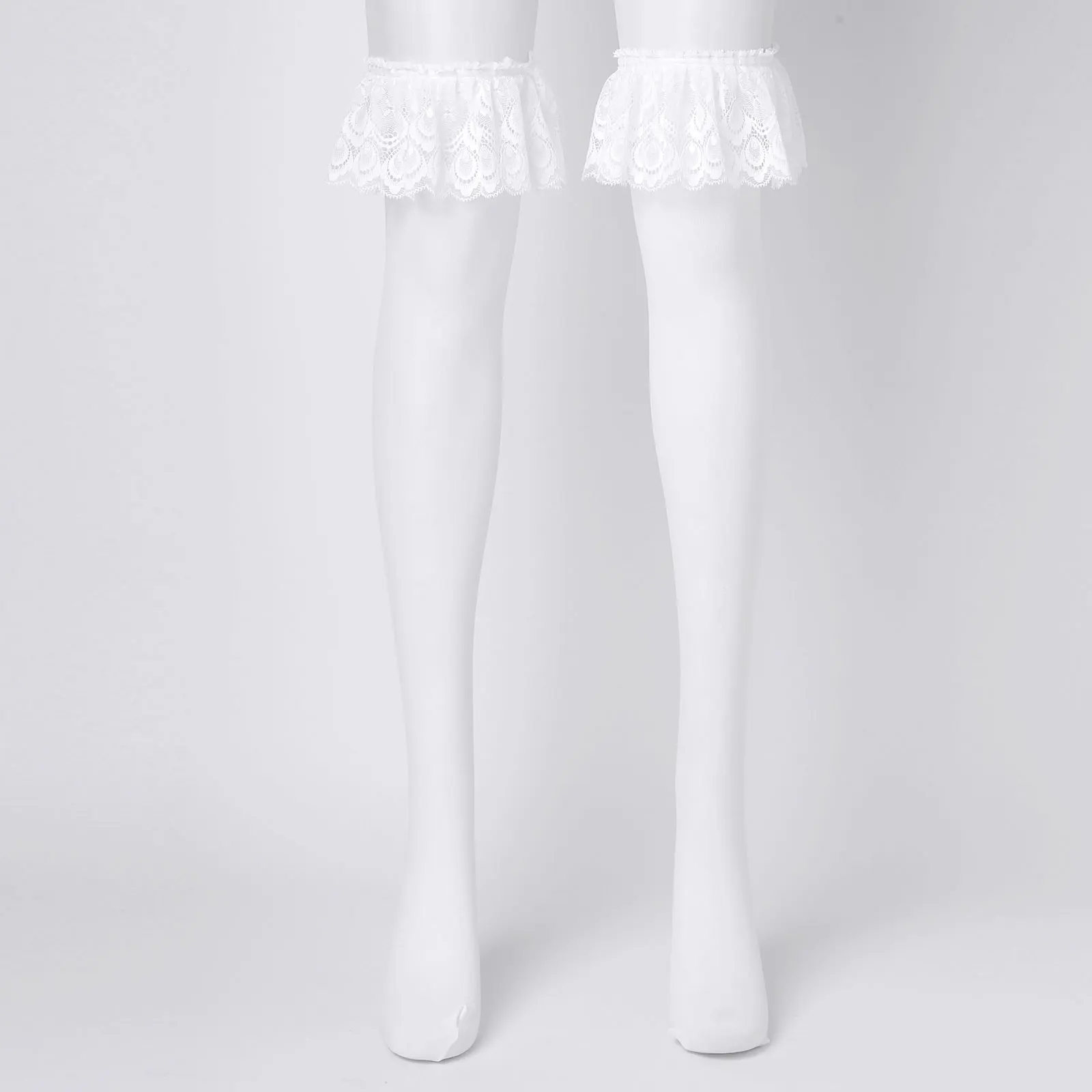 Женские прозрачные мягкие чулки до бедра в японском стиле Харадзюку винтажные