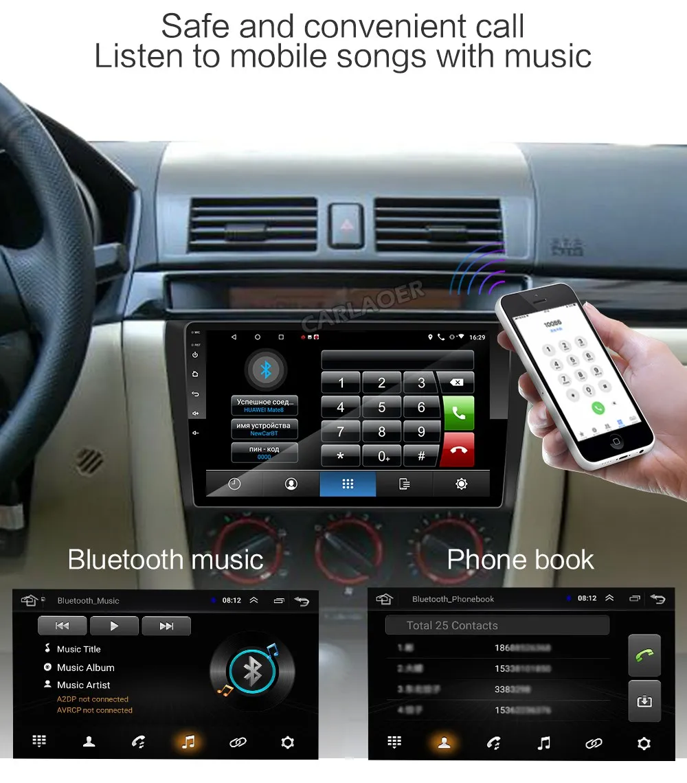 4G+ 32G Android 8,1 Автомагнитола для Mazda 3 2004-2013 maxx axel Wifi авто стерео Автомобильная dvd-навигационная система стерео Мультимедийный Плеер