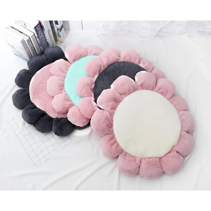 Милая теплая мягкая кровать для собаки в форме цветка водонепроницаемая