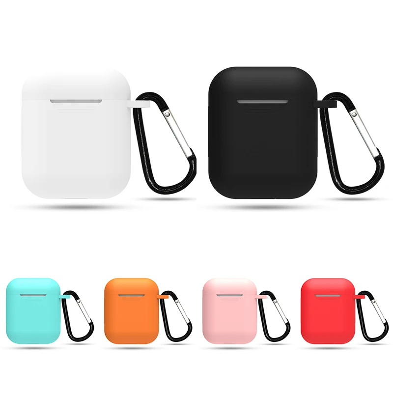 Мини Мягкий силиконовый чехол для Apple Airpods, ударопрочный чехол для Apple, гарнитура для Airpods, ультра тонкий защитный чехол Air Pods