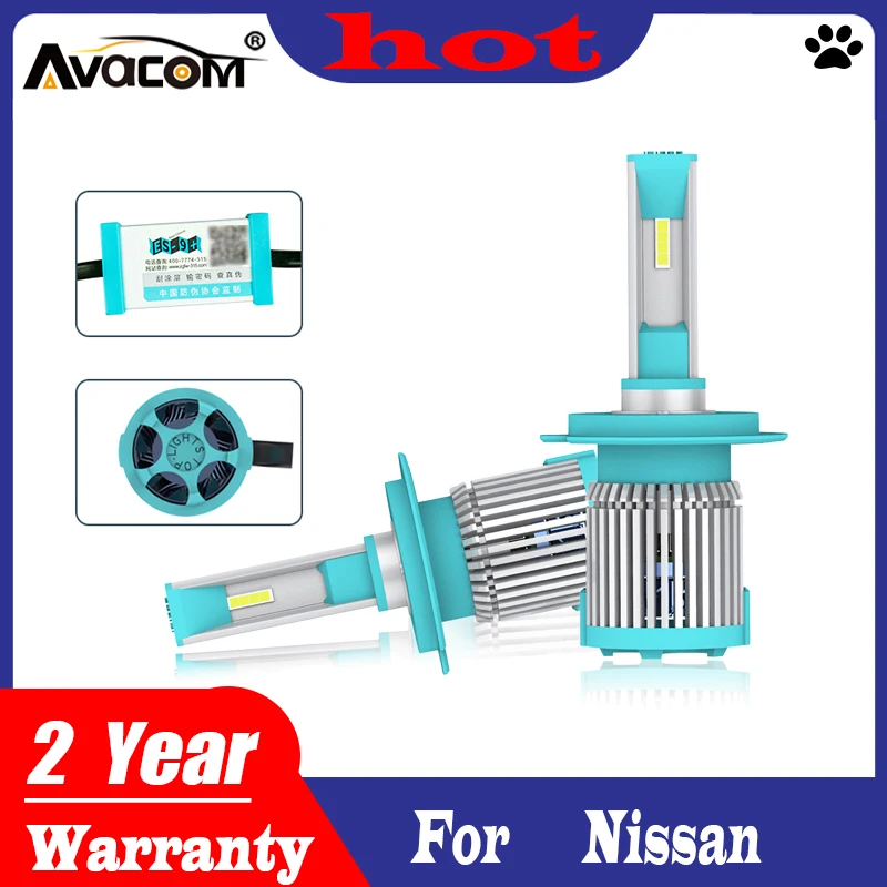 Avacom H4 светодиодный H7 Автомобильная фара h1 h11 h8 h9 9005 HB3 9006 HB4 Turbo 12 В 6500 К 72 Вт