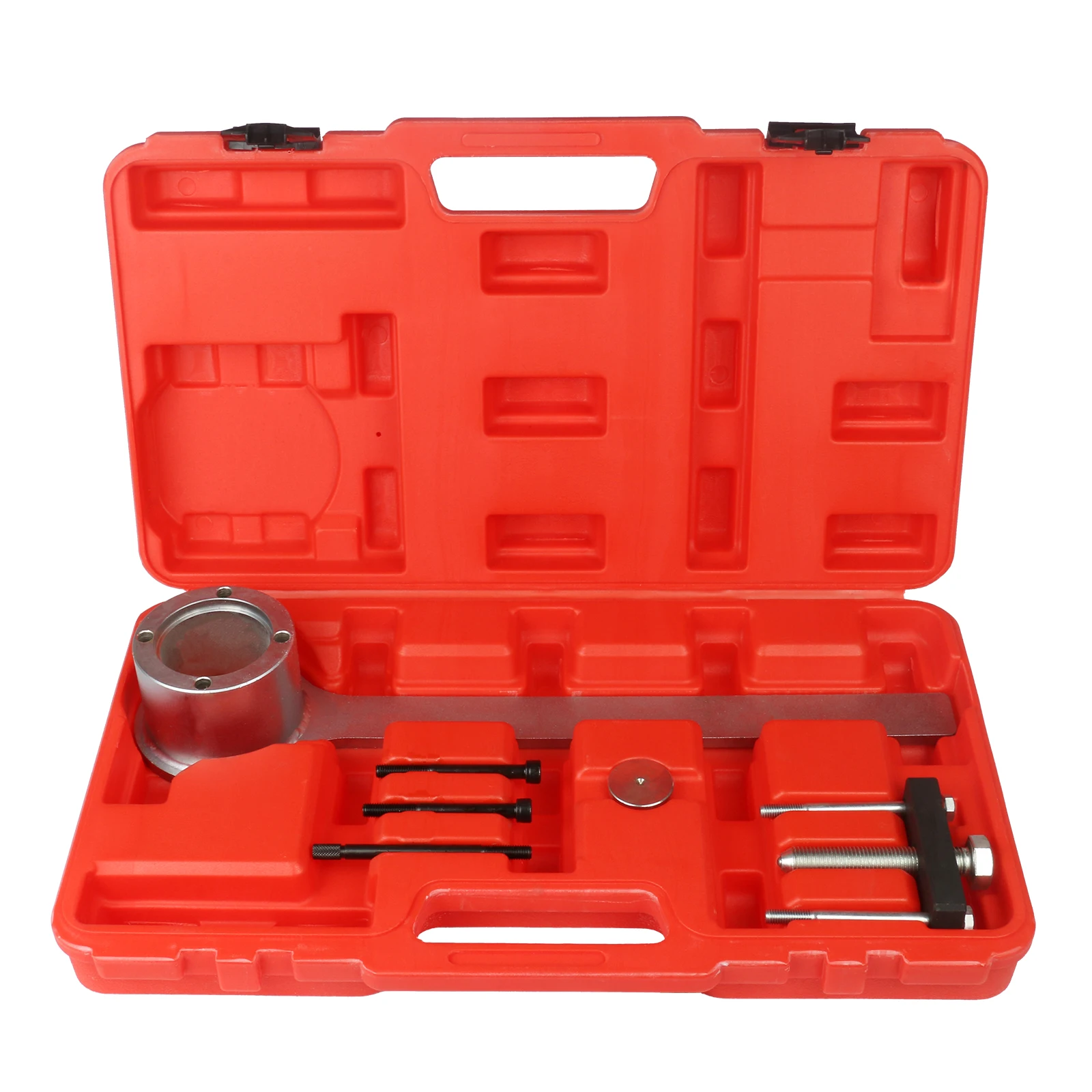 

Crankshaft Pulley Removal Installer Holding Tool for Jaguar Land Rover V8 Engines 3.2L 3.4L 4.2L 4.4L Discovery III LA AJ26 AJ27