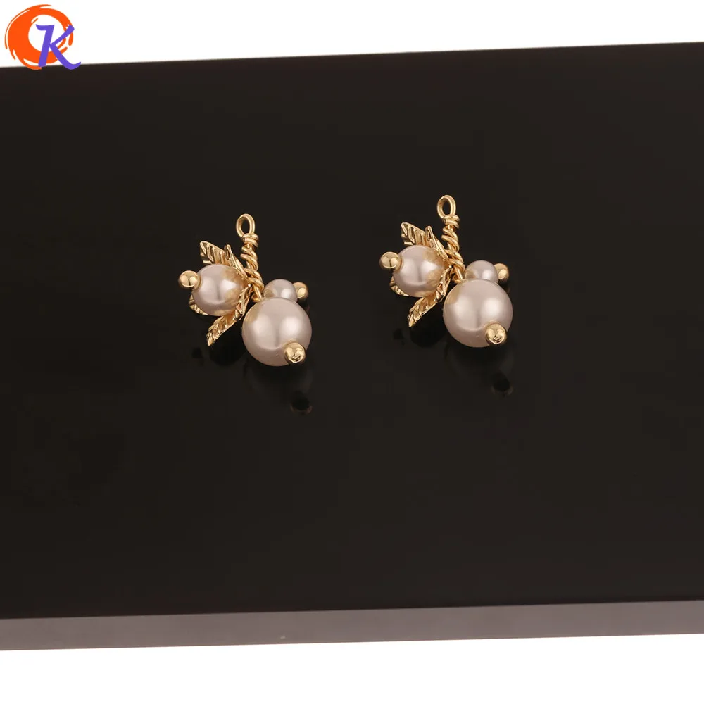 

Cordial Design 40Pcs 16*22MM Jewelry Accessories/Imitation Pearl/Earring Findings/Genuine Gold Plating/Hand Made/DIY Making