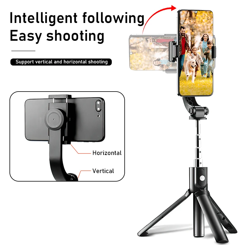 TRAVOR gimbal Стабилизатор Ручной для смартфона штатив селфи палка одноосный