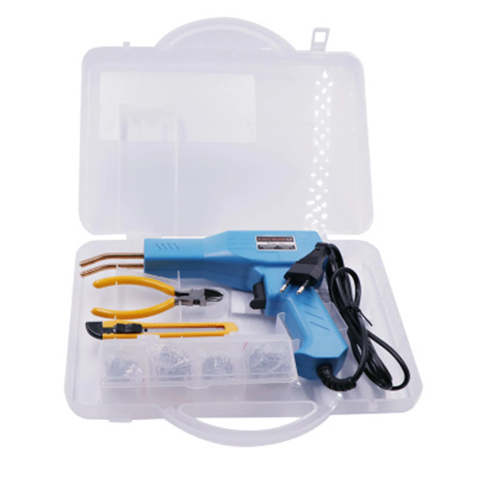 

Reusable Plastic Welder Kit for Bumper Repair 50w Hot Stapler Welding Tool with Carry Case Handy Machine Home Soldering Supplies