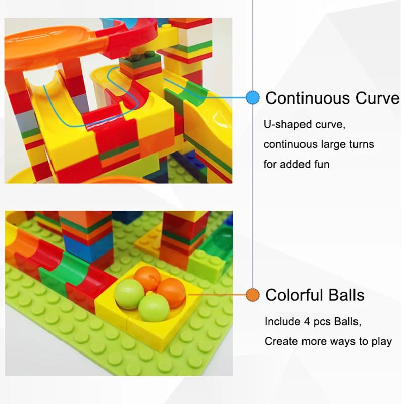 140 шт. Детский конструктор гоночная трасса | Игрушки и хобби