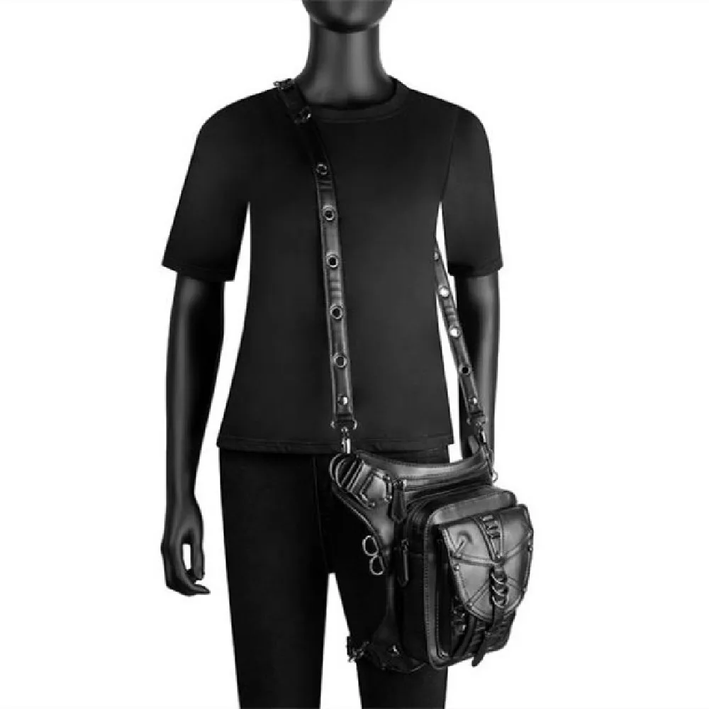 Новая модная женская сумка в стиле стимпанк, маленькая сумка на одно плечо с наклоном, Индивидуальный Женский ремень для спорта на открытом ... от AliExpress WW