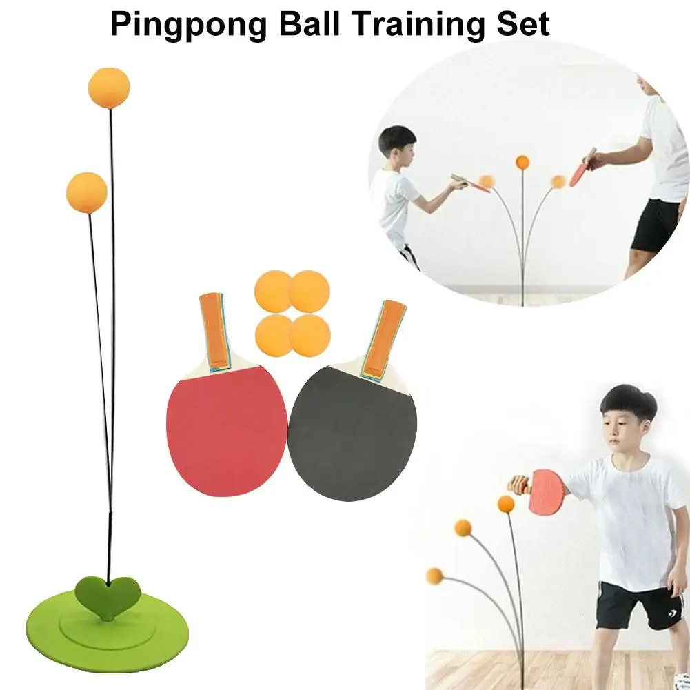 

Portable Table Tennis Training Practice Elastic Shaft Training Machine Elasticity Kid Adult Ping Pong Ball Trainer Sport Toy