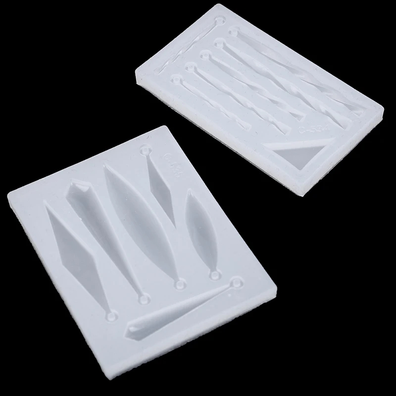 

DIY Earring Necklace Pendant Silicone Mold Epoxy Resin Molds Jewelry Tool