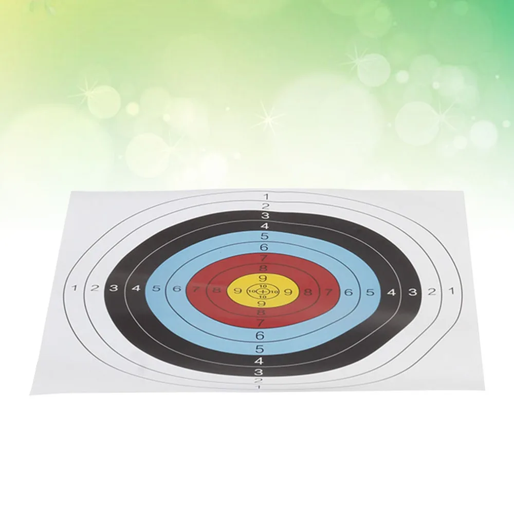 

20Pcs 40x40CM Target Paper Archery Paper Target Arrow Targets Shooting Accessories for Match Daily Practice Use Outdoor