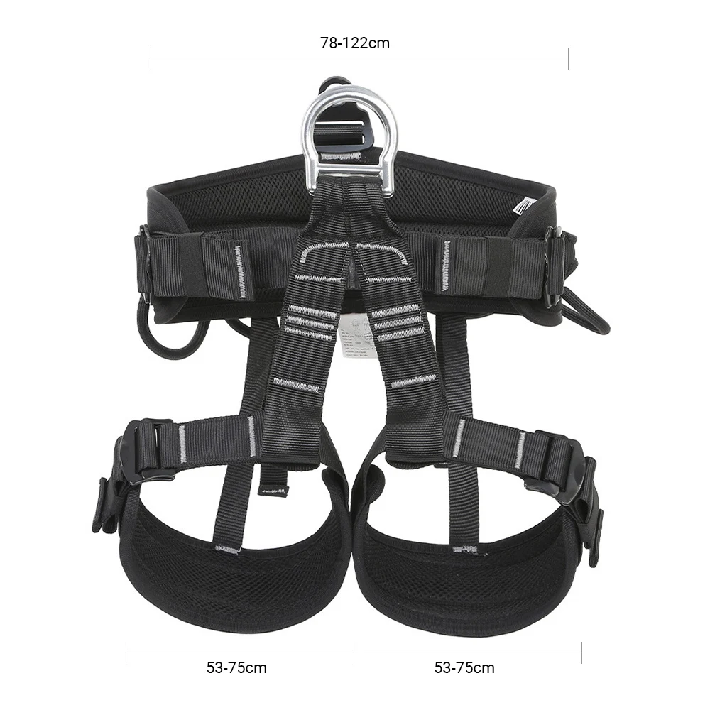 

Professional Outdoor Climbing Harness Half Body Safety Belt for Sports Climbing Fire Rescue Tree Work Fall Protection Harness