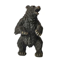 wildlife animal sculpture bear statue real bronze famous figurine art home decoration children gifts