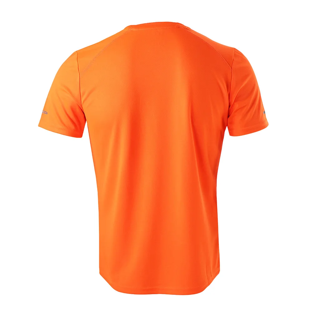 ARSUXEO Summer Running Sports T Shirt Men Gym Shirt Short Sleeves Quick Dry Jersey Fitness Crossfit Men's Tennis Training Shirt