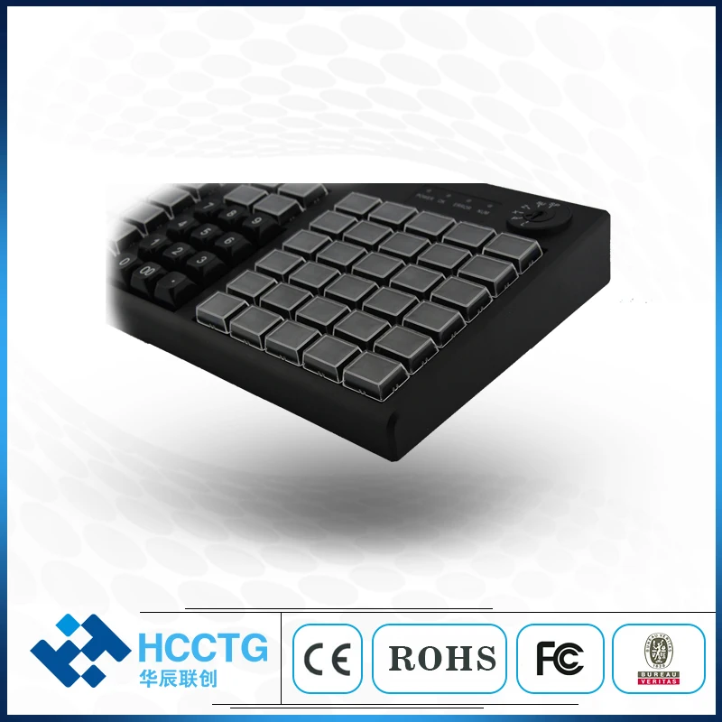 KB76 POS машина 76 клавиш клавиатура программируемая с MSR Магнитный кардридер