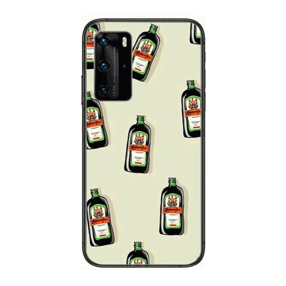 

Jagermeister logo style Phone Case For Huawei P 40 30 20 10 9 8 Lite E Pro Plus Black Etui Coque Painting Hoesjes comic fashion