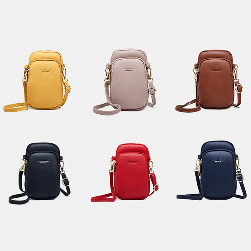 

2020 New Women Long Clutch Ladies Large Capacity Mobile Wallet Female Zipper Shoulder Crossbody Bag Card Holder Coin Purse