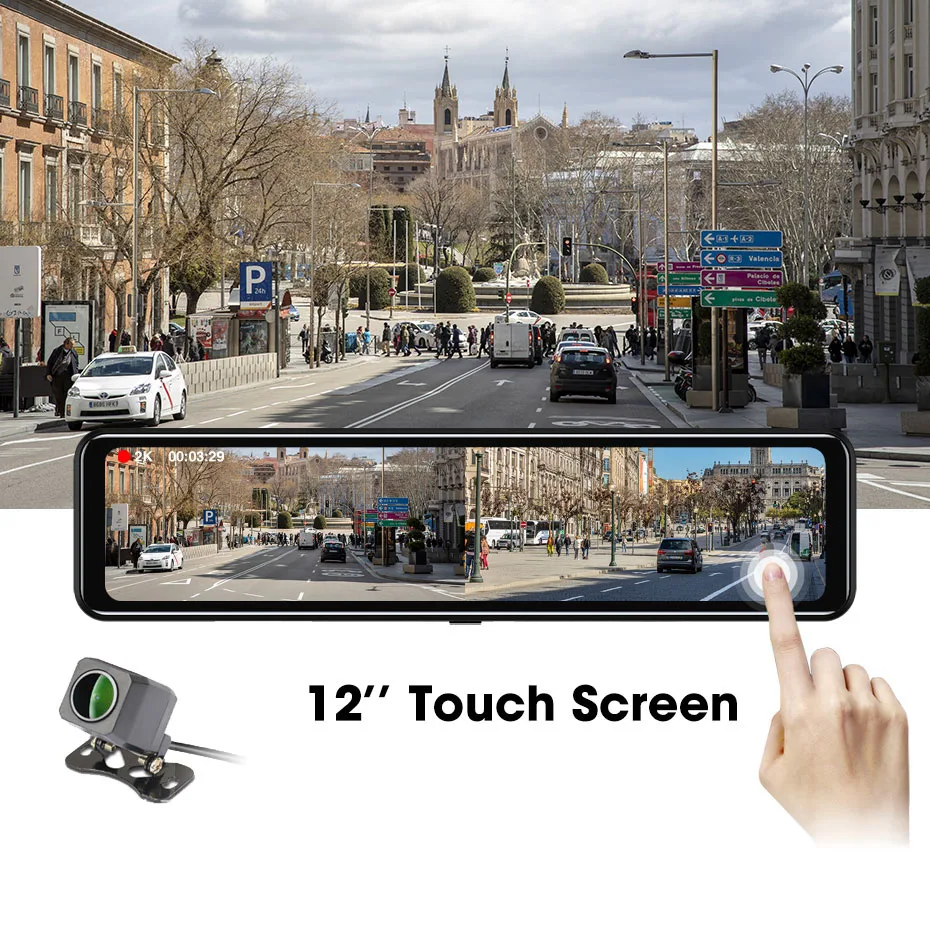 Olysine D79 4K зеркало Автомобильный видеорегистратор Hisilicon Hi3559 Sony IMX415 сенсор UHD с