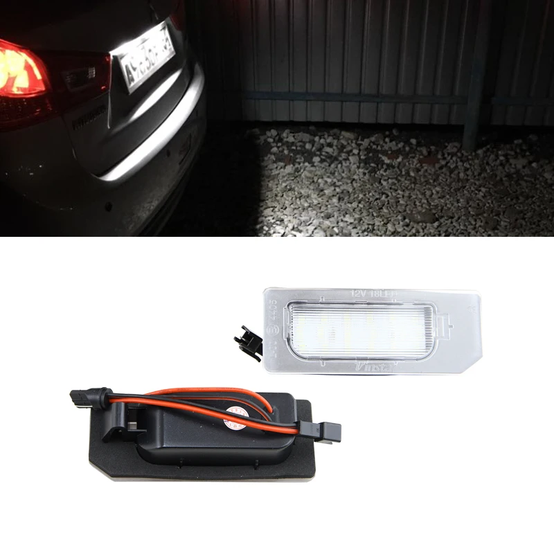 

2 шт. без ошибок, светодиодный светильник для номерного знака SMD для Mitsubishi ASX 2010 и выше