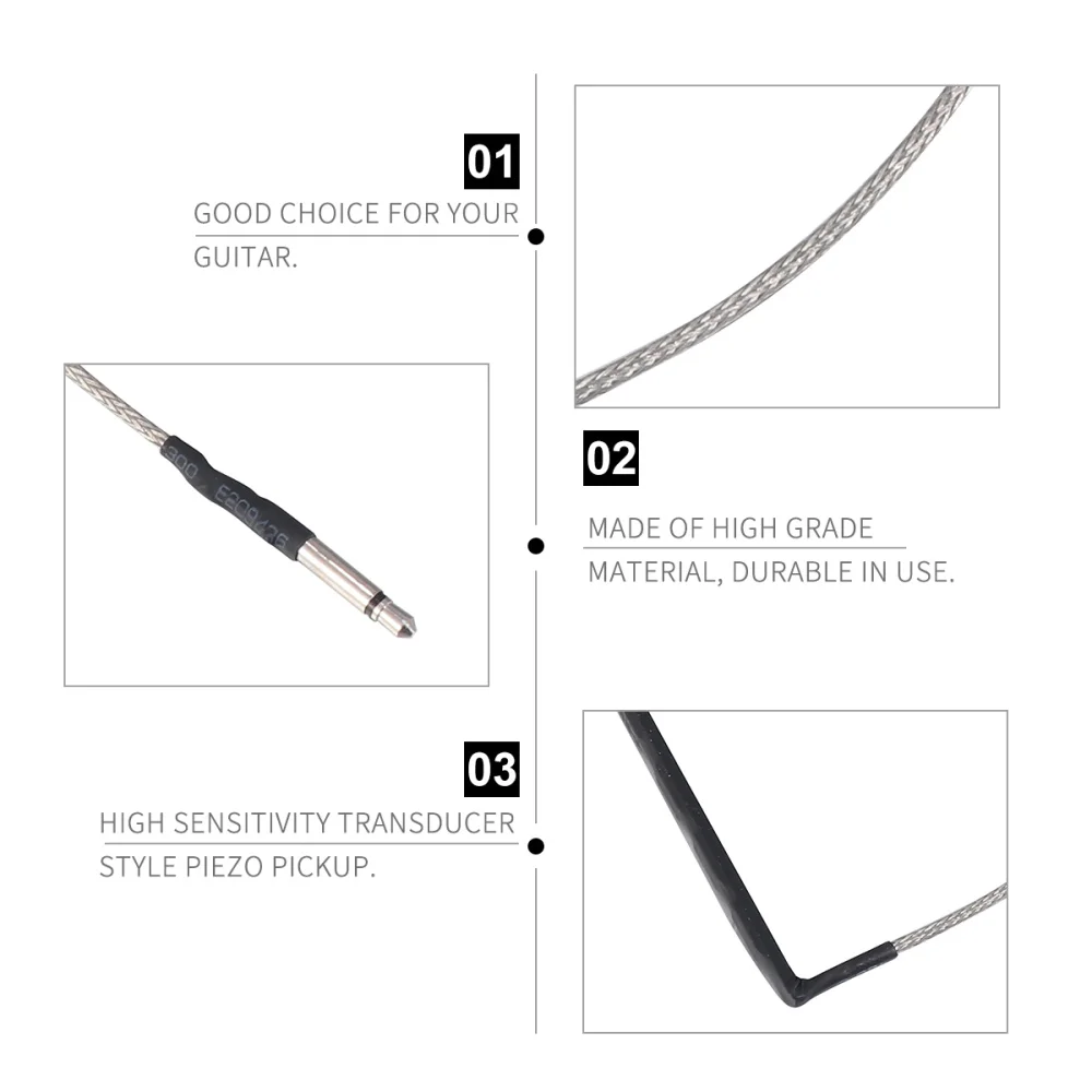 1 шт. керамика гитара Пикап палка пассивный пьезо пикап твердое седло