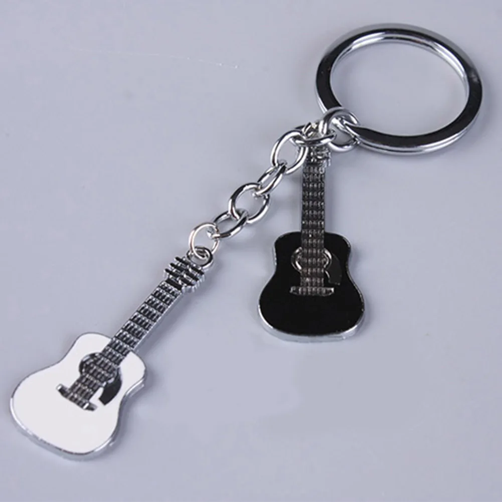 Classic Unisex Metal Guitar key Ring Key Chain Novelty Keyring Trinket Charm Buckle Jewelry | Украшения и аксессуары