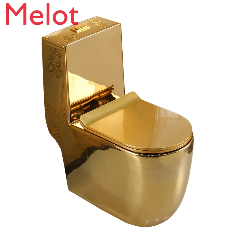 

Роскошный позолоченный унитаз золотого цвета с керамическим покрытием