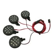 4 led lights receiver kit plastic shell lotus headlights for 15 hpi baja rovan king motor 5b rc car parts accessories