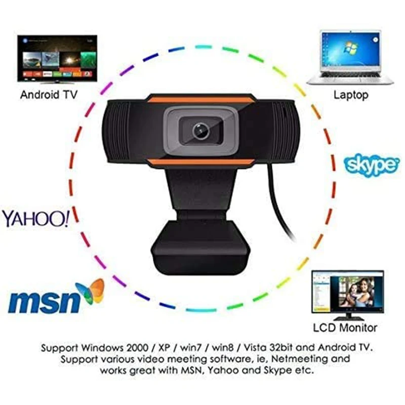 2K веб камера 5MP HDWeb встроенный HD микрофон 2560X1440P USB подключи и играй