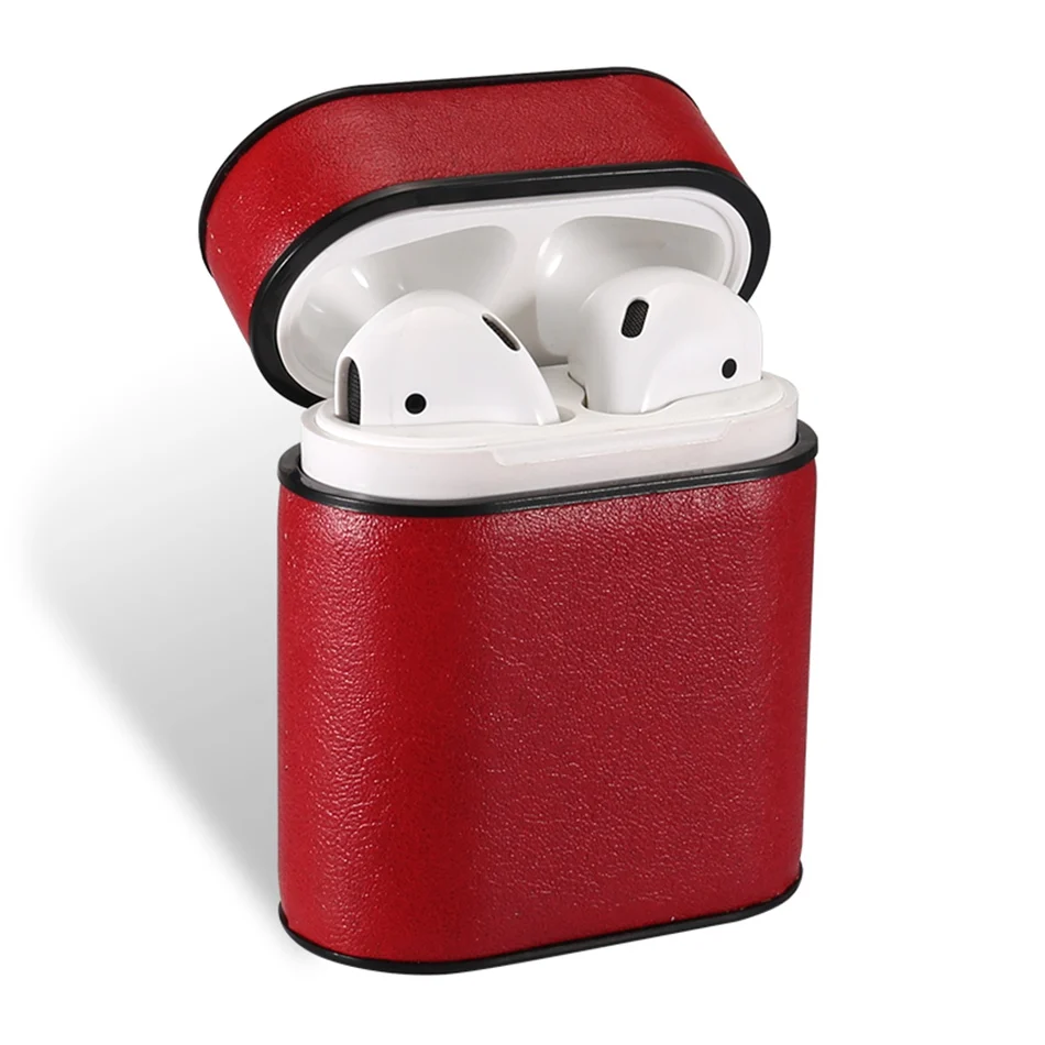 069P Чехол для наушников для Apple Airpods 2, чехол, кожаный защитный чехол для Apple Air Pods, наушники, роскошная коробка, наушники, аксессуары, сумки - Цвет: 069P