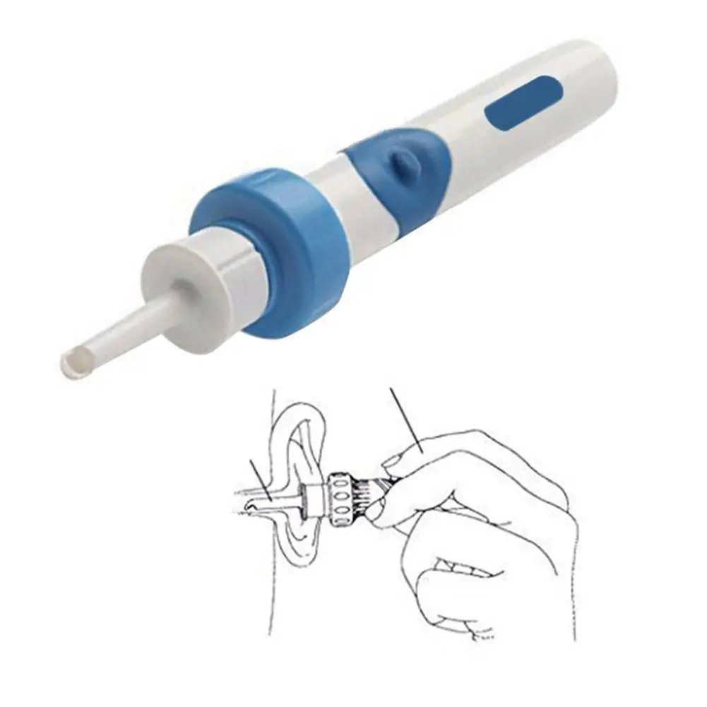Aspirador el&eacute;ctrico inal&aacute;mbrico, dispositivo de limpieza de o&iacute;dos en espiral, inal&aacute;mbrico, con vibraci&oacute;n indolora, elimina la cera de los o&iacute;dos-0